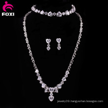 Wuzhou Foxi Brass Material Zircon Jewelry Fashion Jewelry Sets